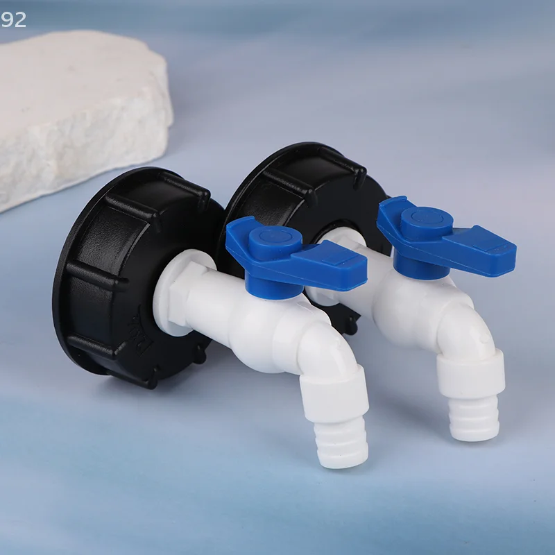 

IBC Tank Adapter 1/2 3/4 Inch Plastic Tap Replacement Valve 60mm Coarse Thread Import Garden Water Connectors Drain Adapter
