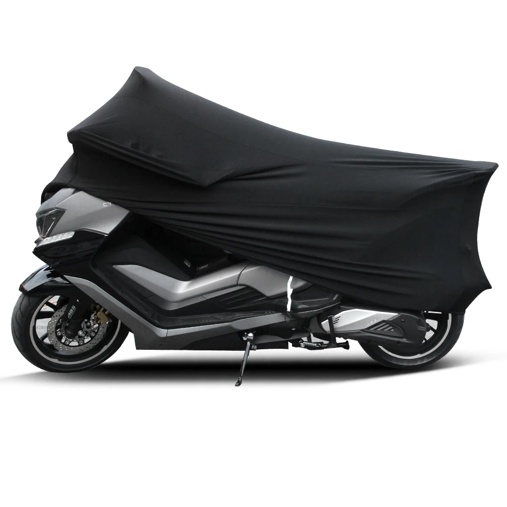Elastic Fabric Motorcycle Covers UV Protector Cover Universal Motor Scooter Bike Dustproof Cover Indoor Outdoor