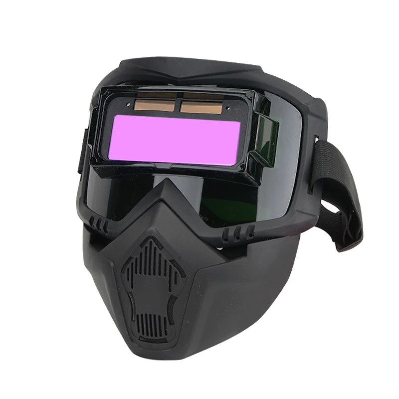 New automatic dimming lens welding helmet darkening safety mask with welder glass mask