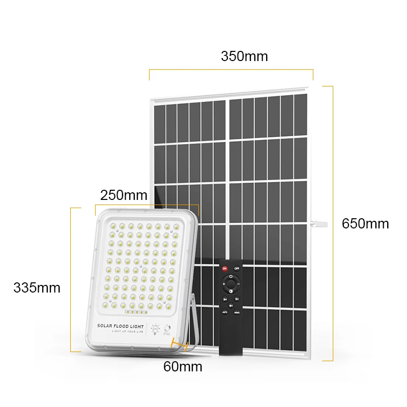 

1800Lumen Multifit Stadium Powerful 200W Security Solar Flood Lights