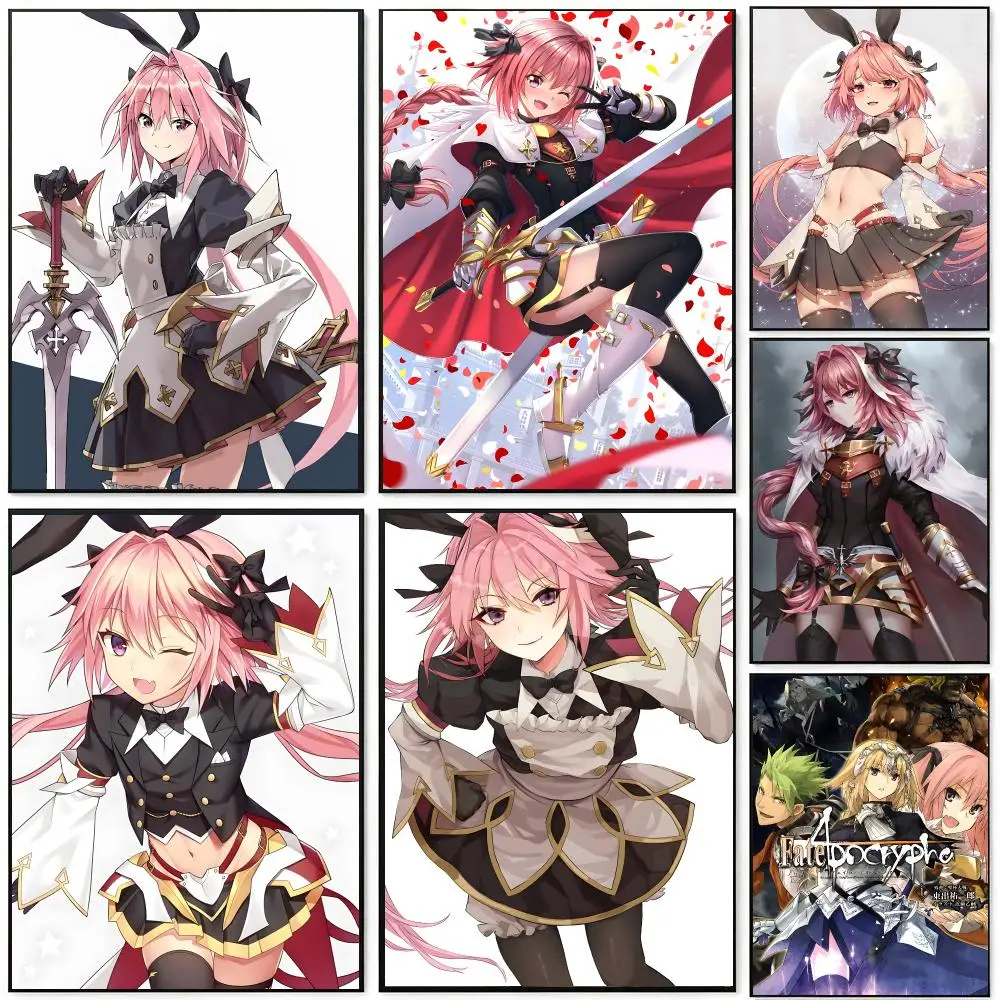 Fate Apocrypha Poster HD Waterproof Self-Adhesive Wall Art – Multi-Scene Use, Top Gift Pick