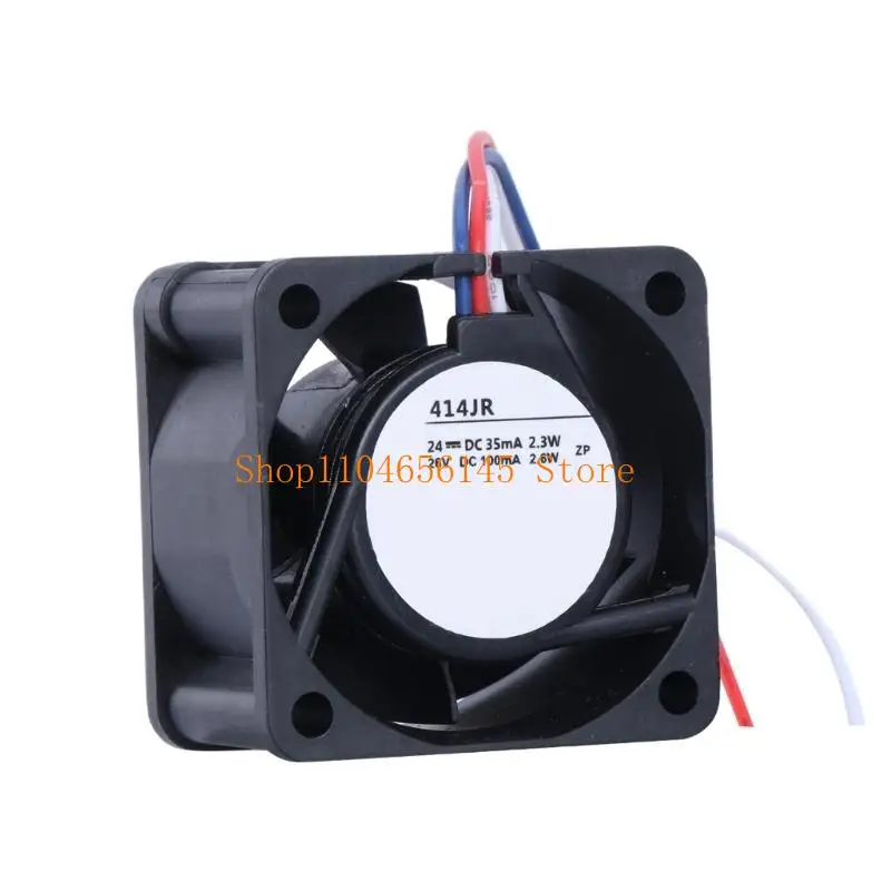 

5asd 414JR Fan 4x4x2.5 24V 35mA 2.3W 3Pin 4CM Inverter Cooling Fan for Inverters Fan