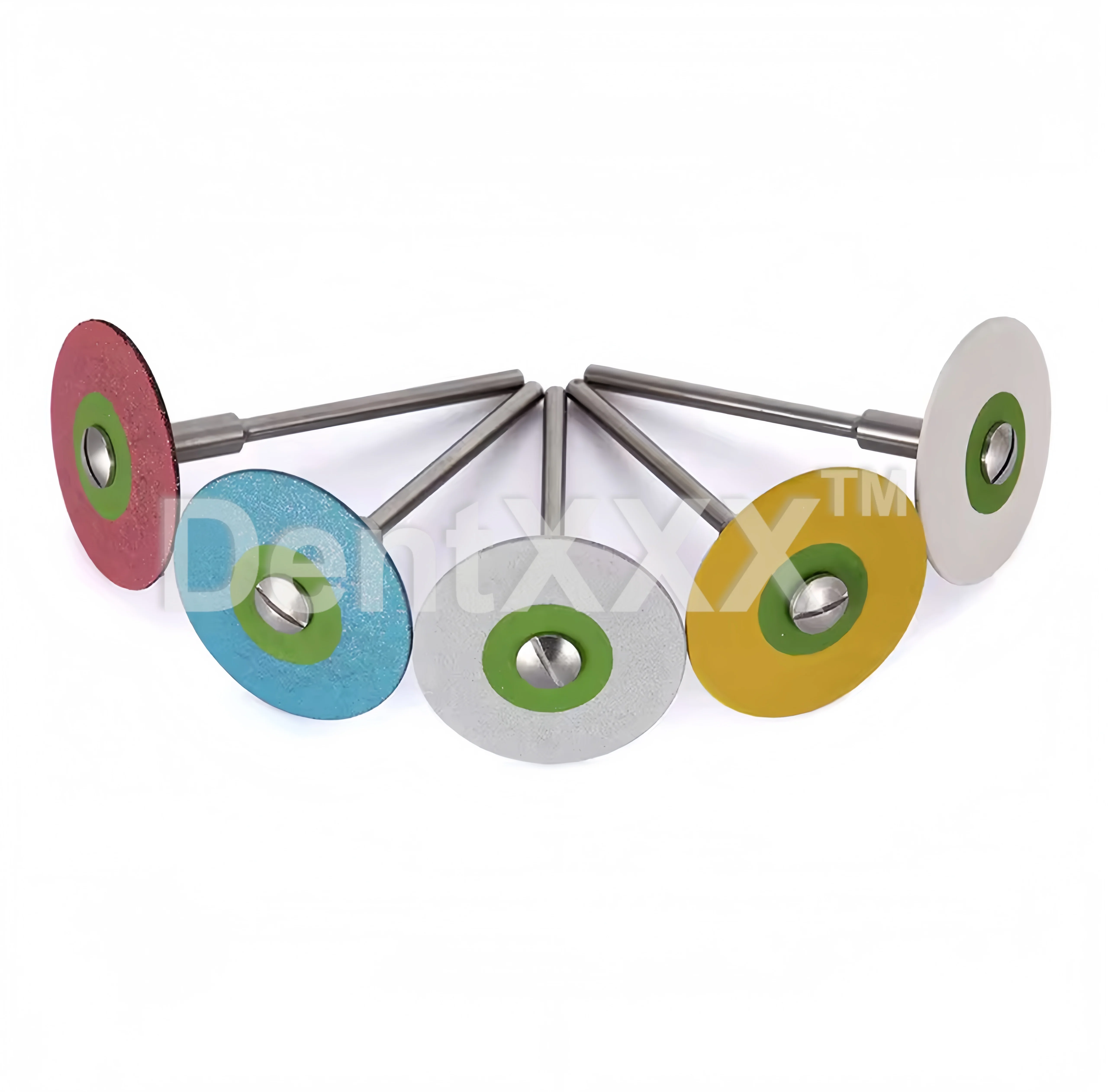 หัวเจียรแผ่นขัดเพชรยางชิ้นเดียว พร้อมเม็ดทรายที่แตกต่างกัน เหมาะสำหรับชิ้นงานเซรามิกเซอร์โคเนีย