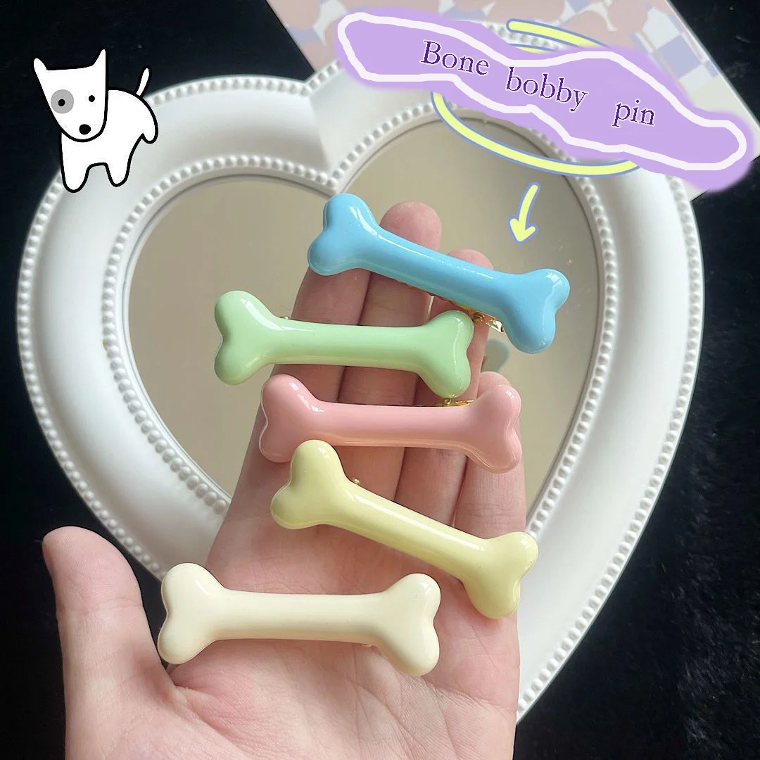 Cut Bone Shape Women Hair Clips Side Bangs Fix FringeBarrette Makeup Tools Female Ladies Girls Headwear Hairpin Hair Accessories