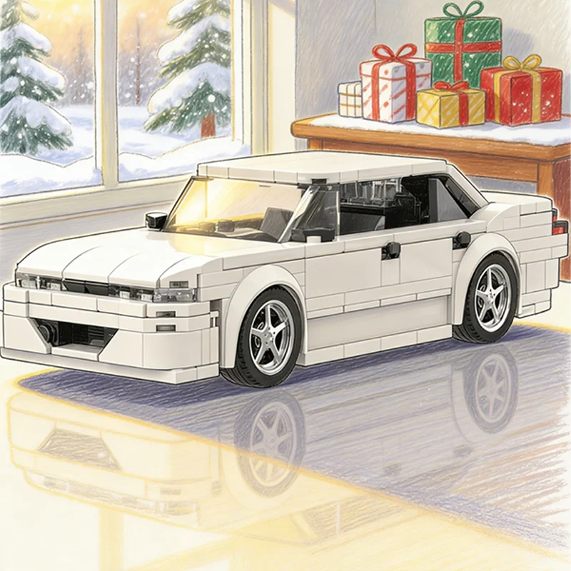 

447 шт. MOC Holden VS Commodore City Champions Модель Строительные блоки Строительные игрушки Рождественские подарки DIY Идея Образовательный кирпич