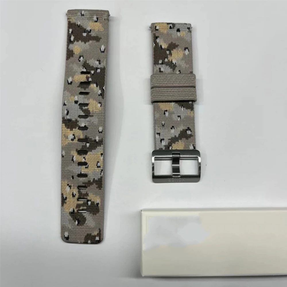 For Huawei Honor GS Pro Camouflage Watch Strap Watch Replacement Accessory 22MM Width Nylon Woven Watchband