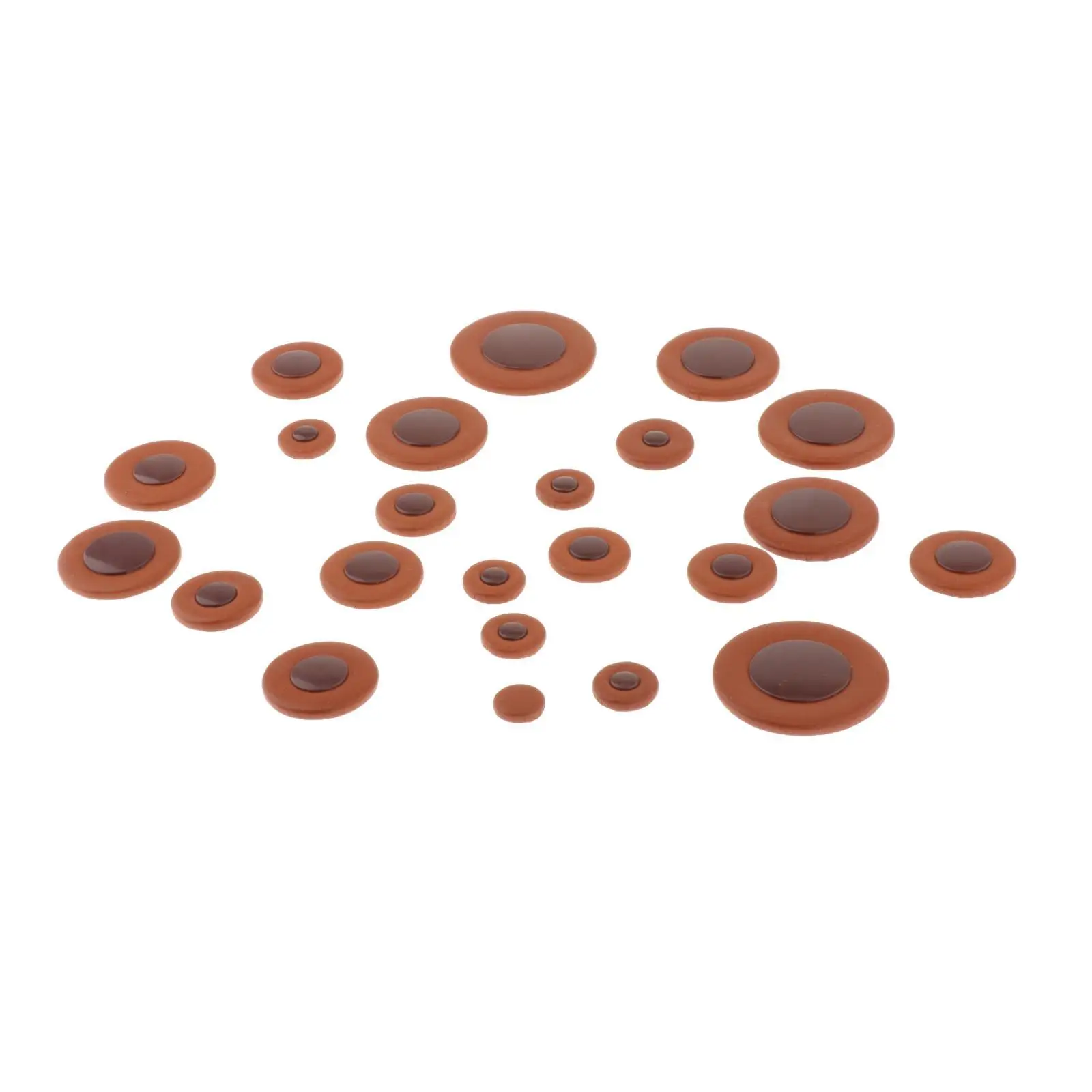 

25Pcs Alto Saxophone Pads Clarinet Sound Hole Pads Portable Saxophone Pads