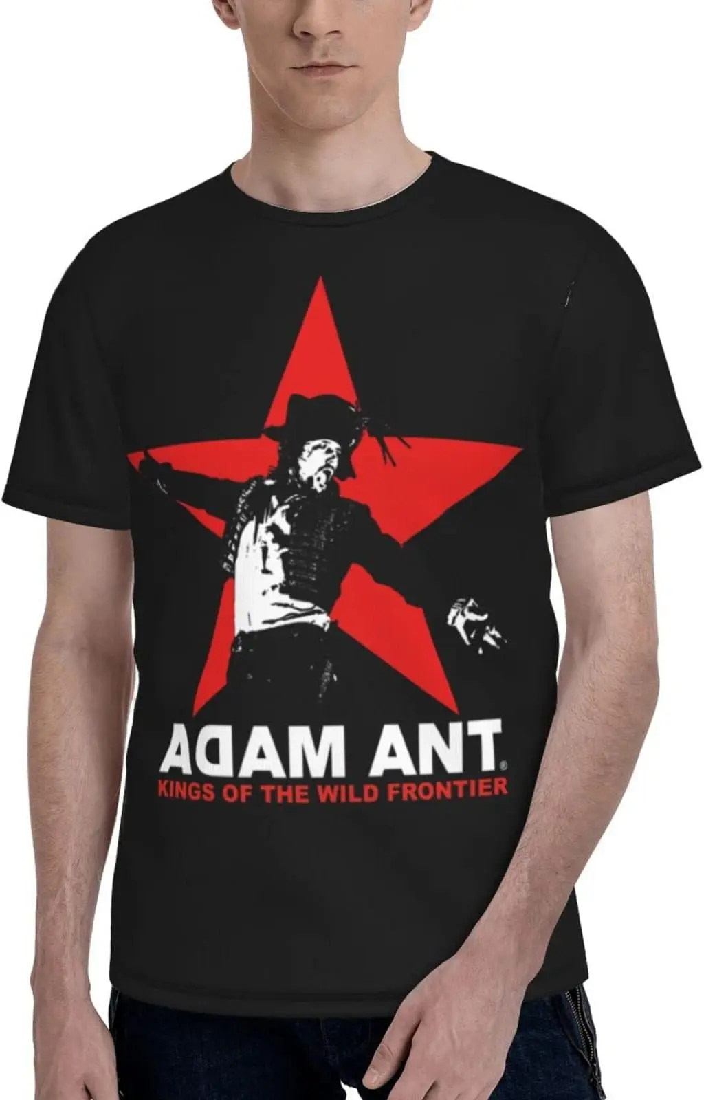 

Adam and The Ants Band T Shirt Men Fashion Short Sleeve Summer Casual Tees High Quality 100%Cotton Short Sleeve