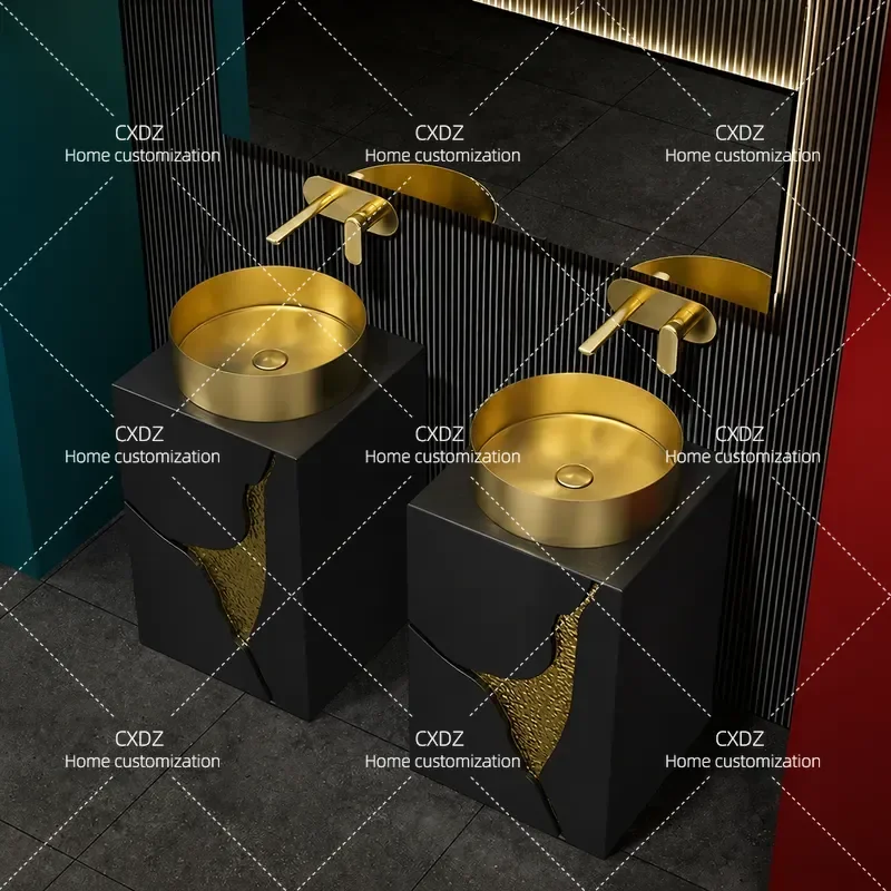 High End Stainless Steel Countertop Basin Custom Hotel Household Washbasin Art Sink Water Tray