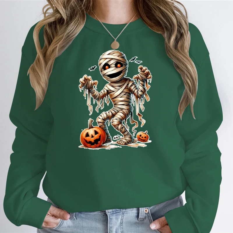 Spooky Season Streetwear Clothing Y2k Men Women Sweatshirt Happy Halloween Horror Print Oversize Hoodie Harajuku Pullover Hoodie