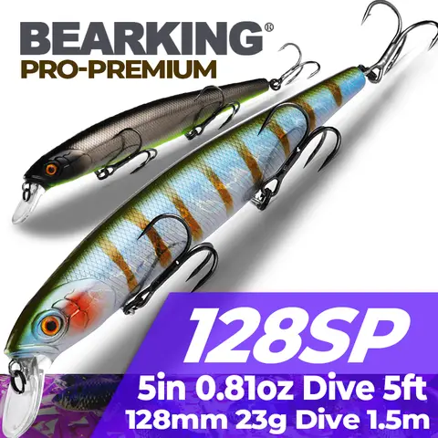 Artificial Fishing Lures 19 Colors 128mm bearking