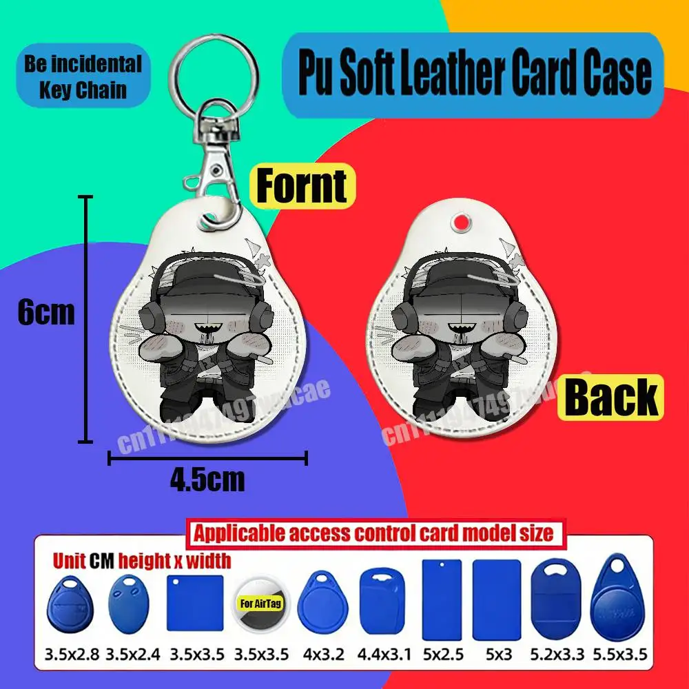 For AirTag Case Card Holder Sleeve ID Credit Bank Access Badge For Deimos Madness Combat For Air Tag Case Shell
