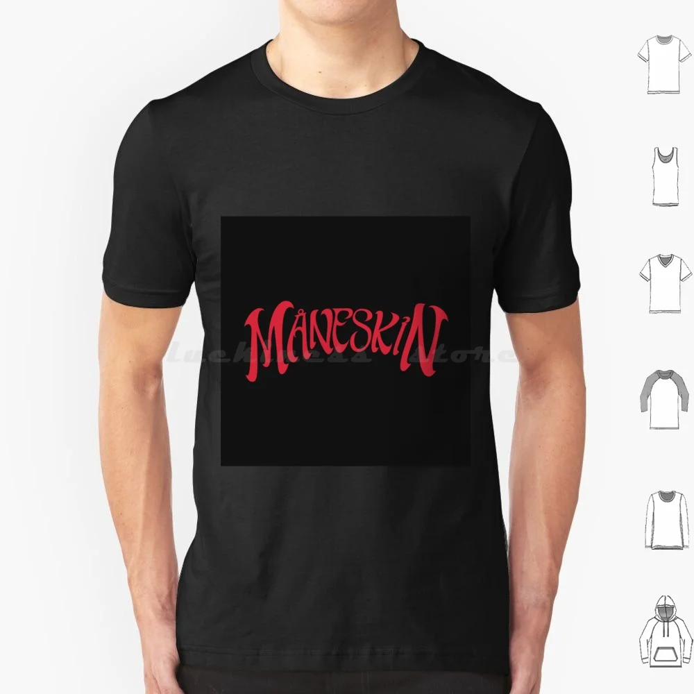 Maneskin T Shirt Cotton Men Women Diy Print Maneskin Damiano David Damiano David Band Italy Maneskin Italy Damiano Maneskin