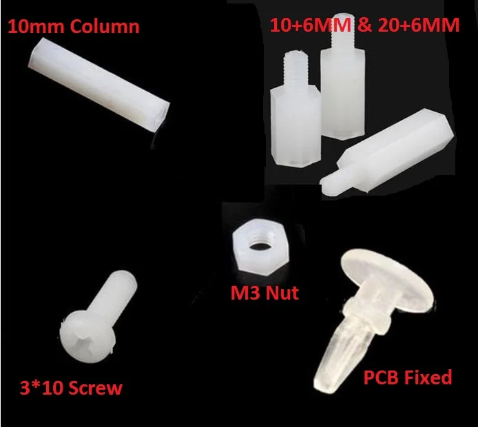 50PCS Nut Screw Hex…