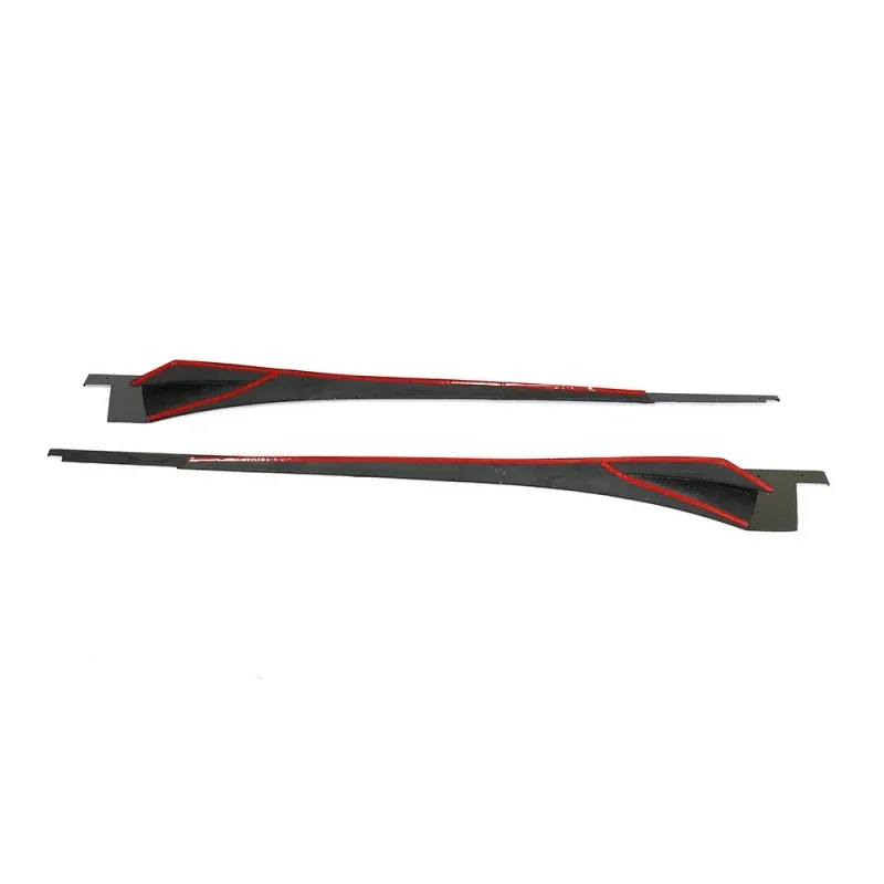 High Quality Sporty Carbon Fiber Aerodynamic Side Skirts Exterior Trim