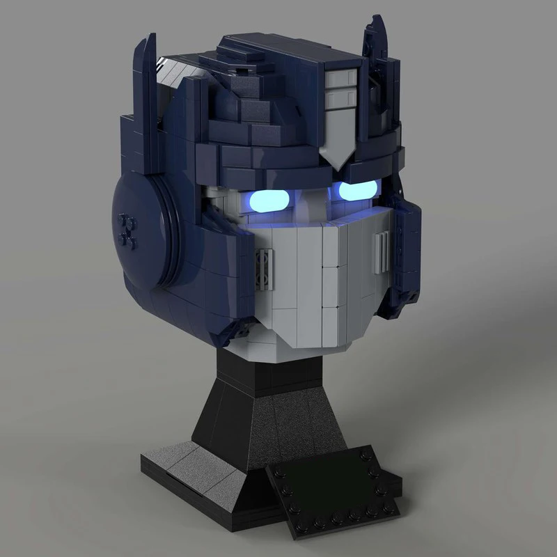 

645PCS Famous star Movie Transforming MOC modular Optimed helmets model DIY creative ideas child Toy birthday Gift blocks bricks