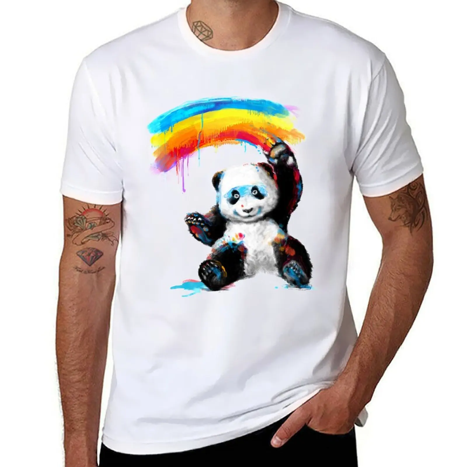 

Giant Painter T-Shirt t shirt man plain t shirt men 100% cotton luxury brand T-Shirt