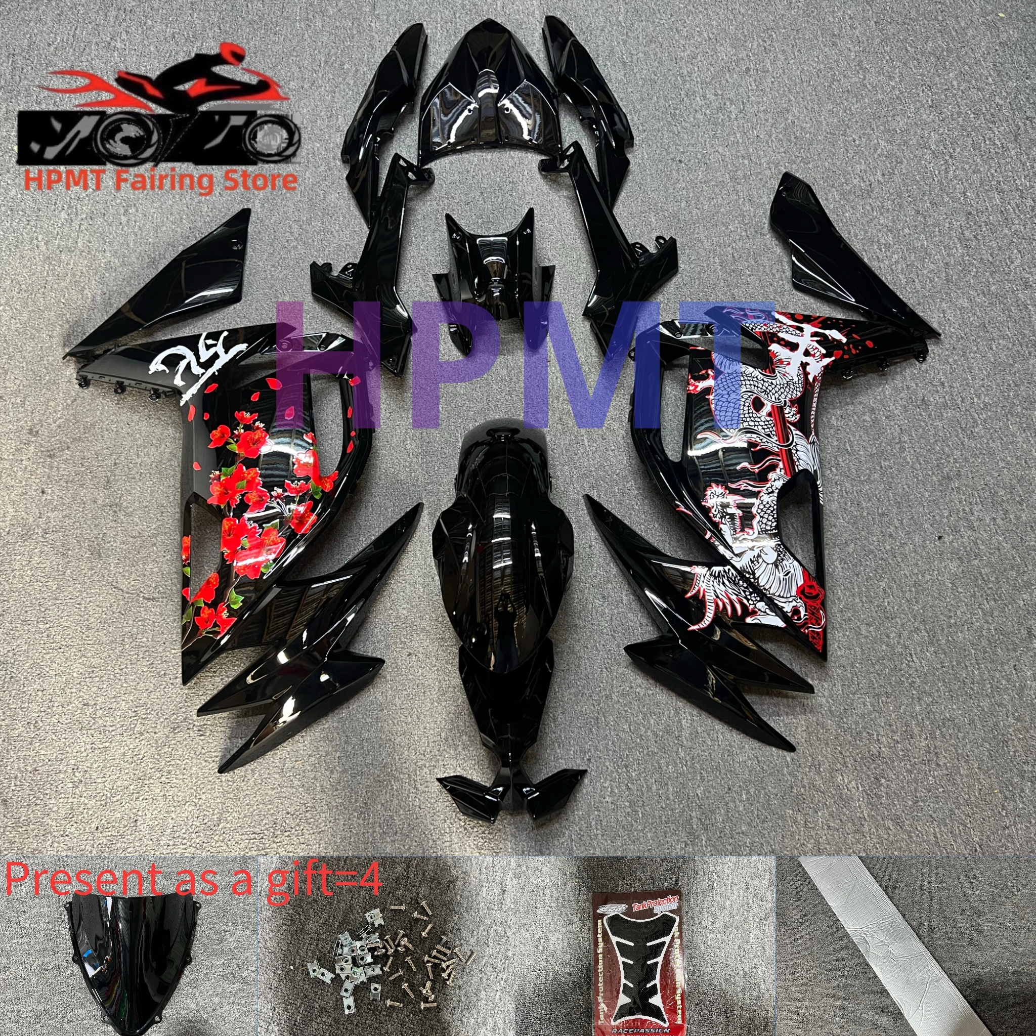 

New ABS Motorcycle Fairings Kit for KAWASAKI Ninja650 ER-6F 2020-2024 NINJA650R ER-6N 2020 2021 2022 2024 Bodywork fairing Kit
