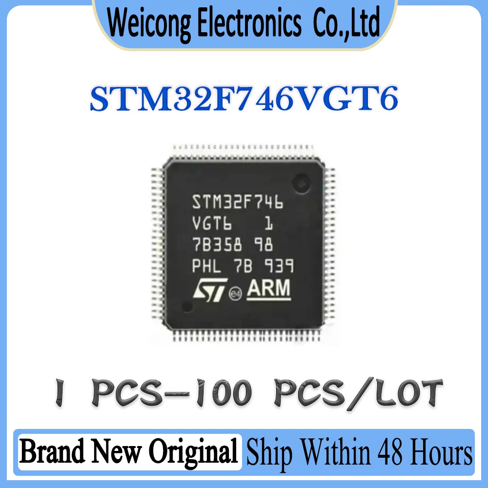 

STM32F746VGT6 STM32F746VGT STM32F746VG STM32F746V STM32F746 STM32F STM32 STM New Original IC MCU Chip LQFP-100