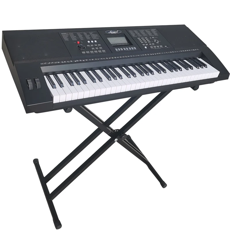 Brand 61 Keys Digital Piano Keyboard Musical Instruments With MAC Jack LCD Display Portable Electronic Organ For Church