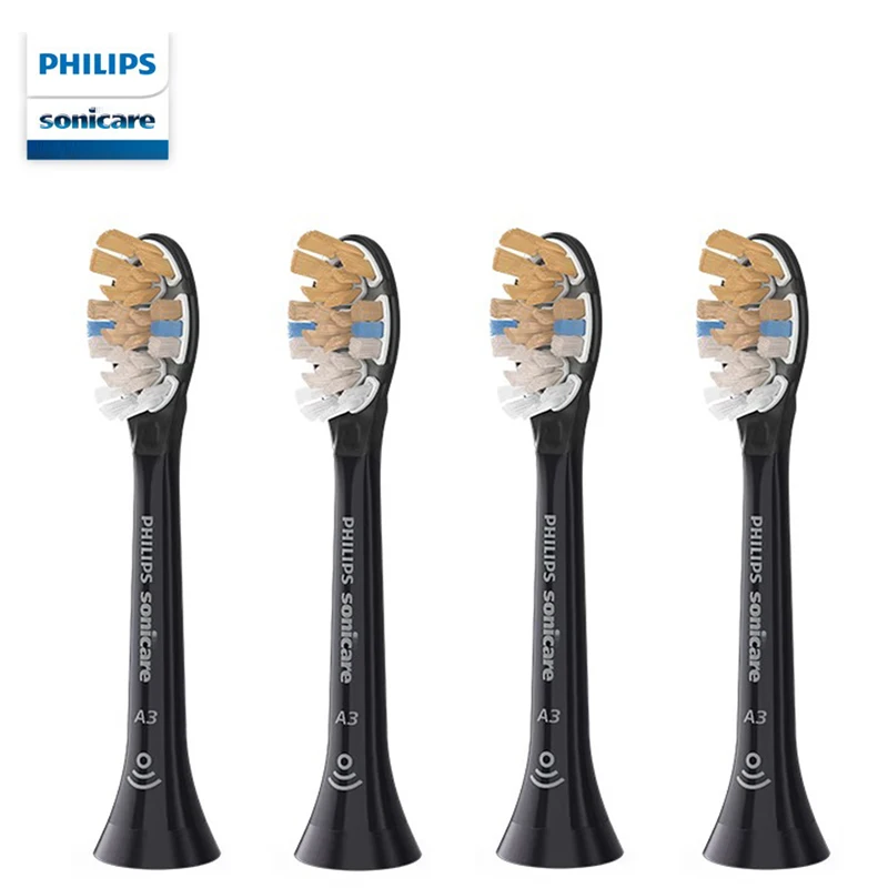 Philips Replacement Brush Heads 3-in-1 Cleaning Whitening Gum Care Compatible with 9/AI Series 3 Months Replacement Cycle