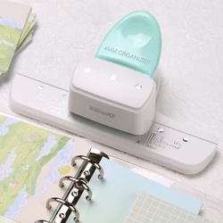 Fromthenon 4mm küçük diyafram delik yumruk gevşek yaprak manuel Scrapbooking araçları delgeç er A5 A6 A7 planlayıcısı delgeç okul