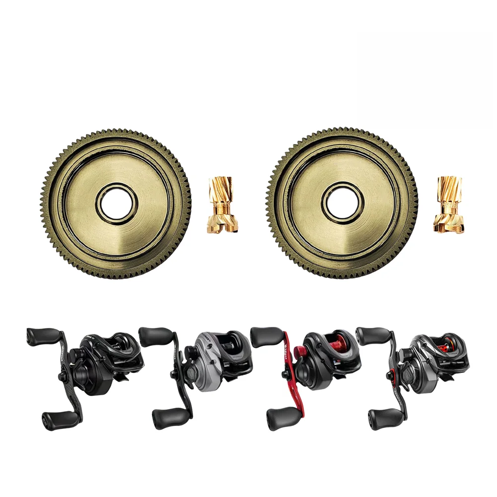 For Abu 26 Asymmetric Body Baitcasting Reel Main Gear Pinion Gear Set Replacement Parts Fishing Tackle Accessories Repair Kit