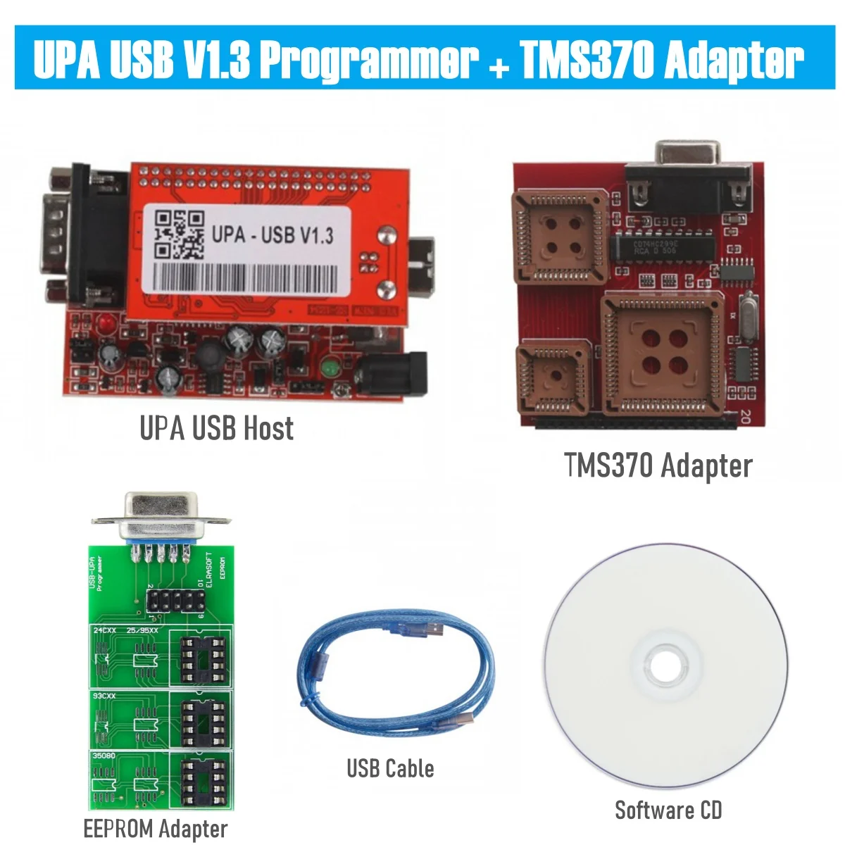 

Адаптеры UPA TMS TMS370 EEPROM USB-программатор UPA, требующие установки на WIN XP/7