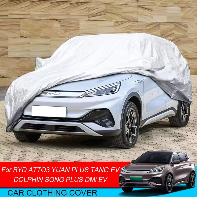 Car Cover For BYD DENZA HAN CHAZOR QIN ATTO ldust-proof car protective cover,Auto Dustproof Anti-Rain Snow Waterproof