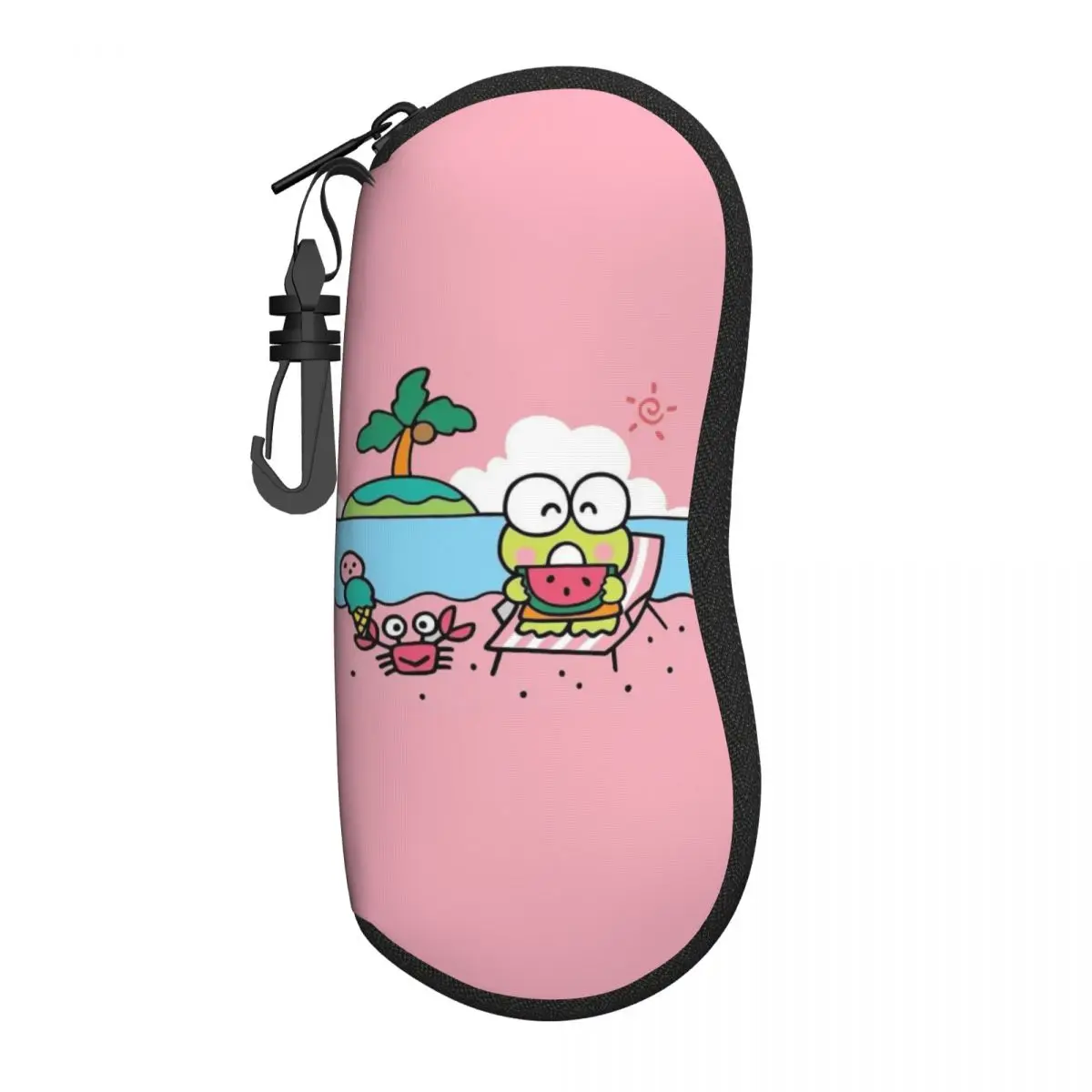 

Custom Keroppi Glasses Case Portable Shell Eyeglasses Case Sunglasses Box