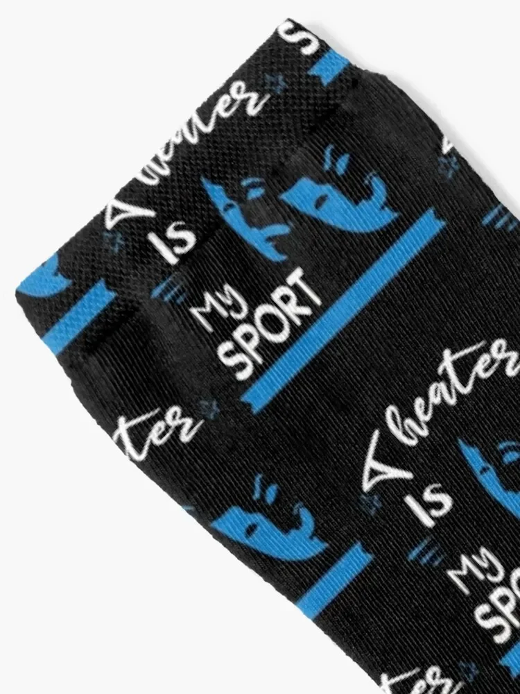 Theater Is My Sport Socks golf hiphop tennis gym Men's Socks Luxury Women's