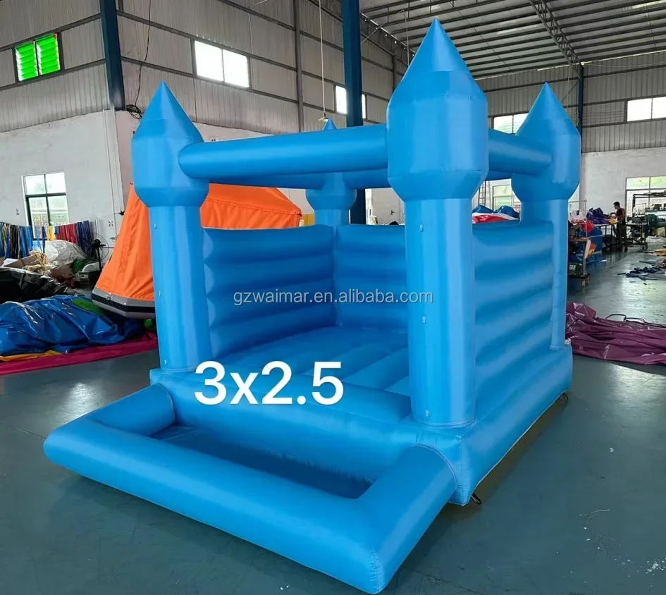 Cheap Large Inflatable Bouncy Jumping Castle Combo Water Park Playground Slide With Swimming Pool