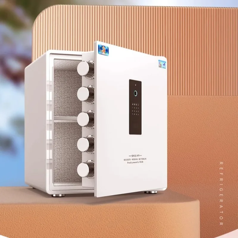 Cassetta di sicurezza nascosta ignifuga digitale domestica con impronta digitale biometrica Mini cassetta di sicurezza personale Protezione denaro Scatole solide segrete