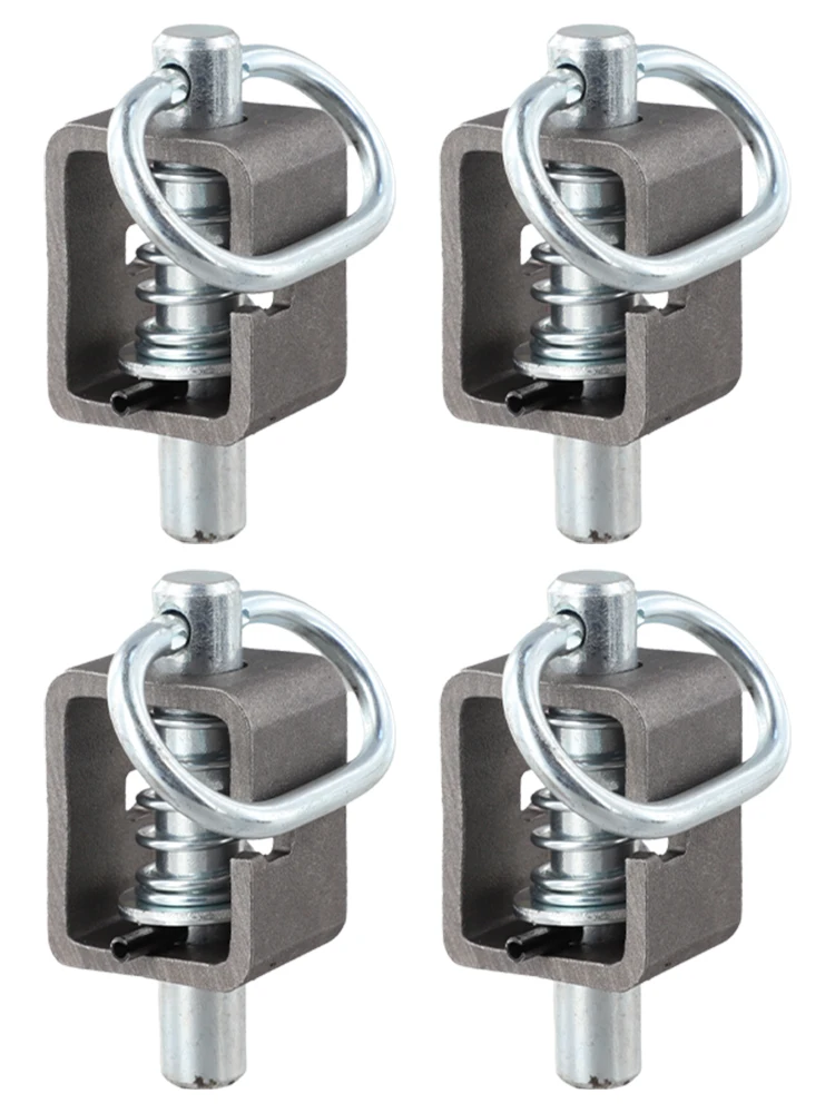 Heavy Duty 24pcs Spring Lock Assembly Trailer Gate Latch Resistant Metal for Secure Locking on Dump and Ramp Trailers