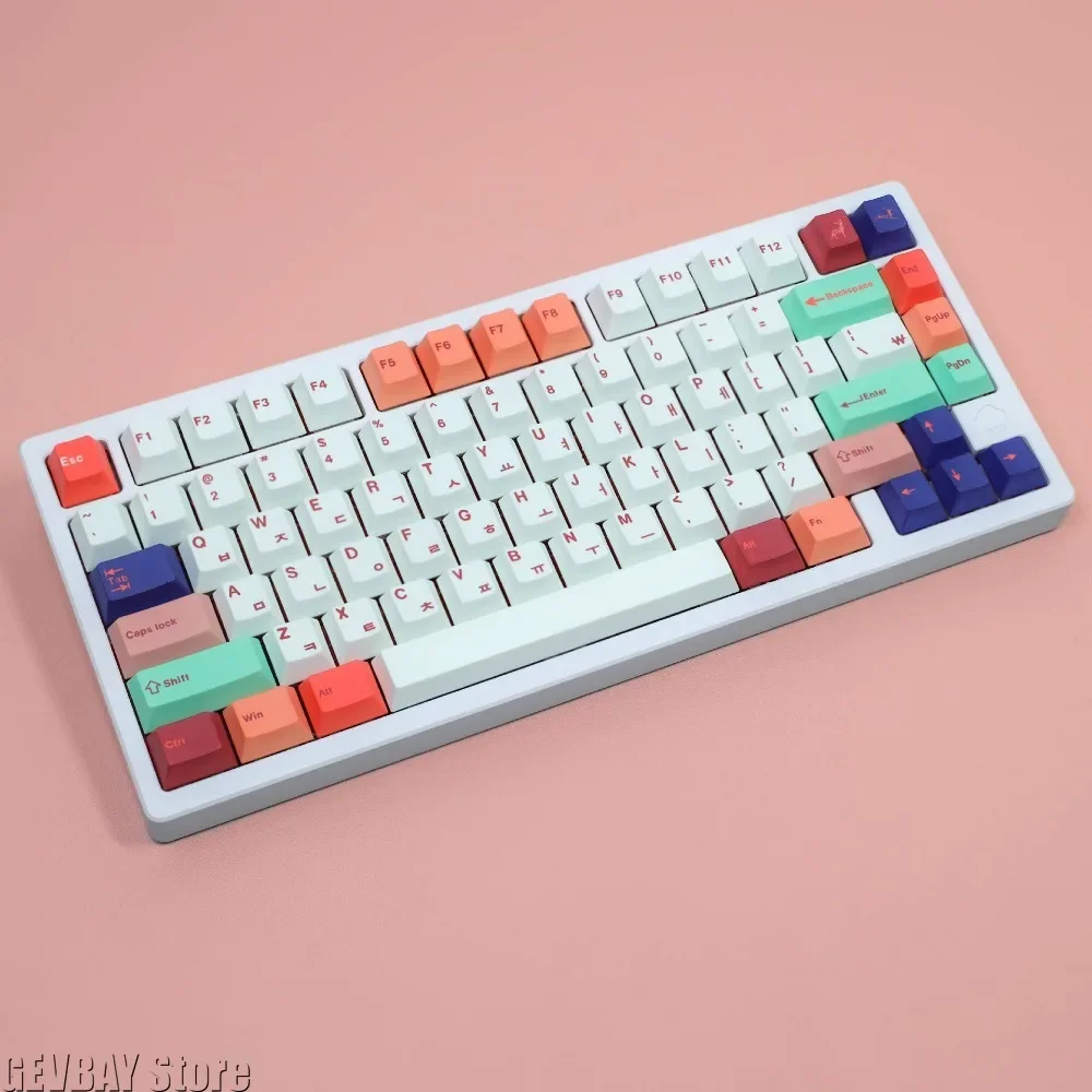 New Nine-colored Deer Keycaps 143 Keys - PBT Sublimation Multi-Language GMK Replica for Mechanical Keyboard