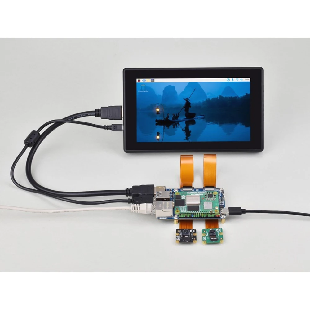 لوحة قاعدة صغيرة (B) مصممة لوحدة حساب Raspberry Pi 5 على اللوحة EEPROM ولوحة قاعدة صغيرة لرقاقة التشفير لـ Raspberry #5