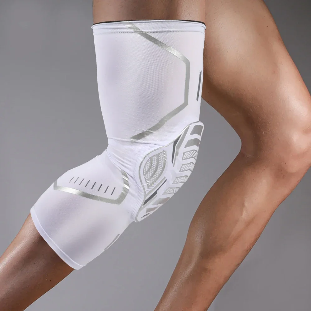 Genouillère de Compression pour hommes et femmes, 1 pièce, genouillères antichoc, manchon pour la course, l'arthrite, soulagement des douleurs articulaires