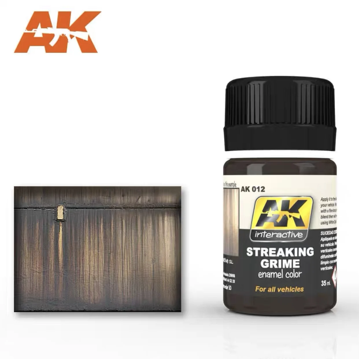 Ak Interactive Full Range Weathering Washes Filters Effects 35ml Models Paint Kit, link 2, more colors in store