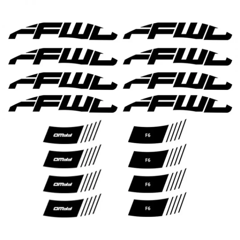 Two Wheelset Stickers for 2021 FFWD F6R Fast Forward MTB Road Bicycle Cycling Bike Decoration Protective Decals