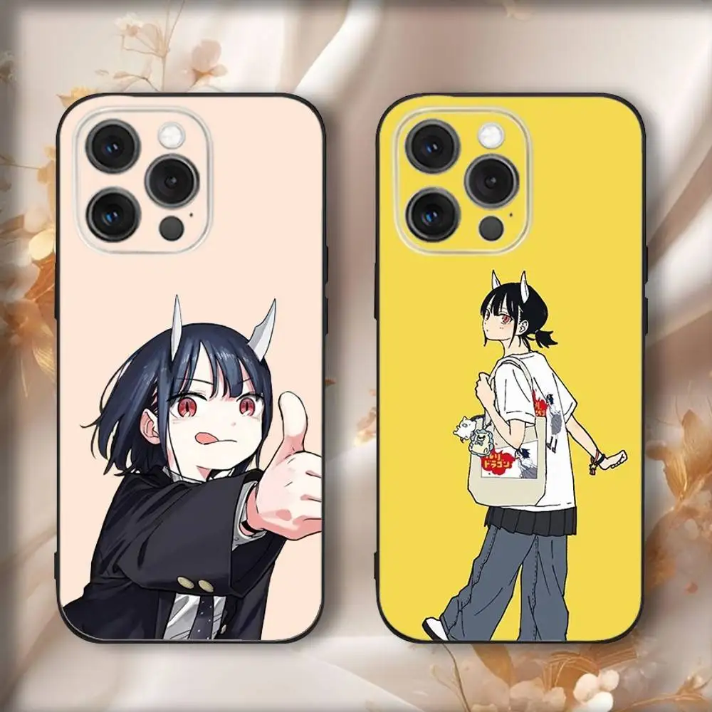 

Anime R-Ruris Dragons Phone Case For iPhone16,15,14,13,12,11,Pro,Max,Plus,X,XS,SE4,E,Mini,Soft Black Case