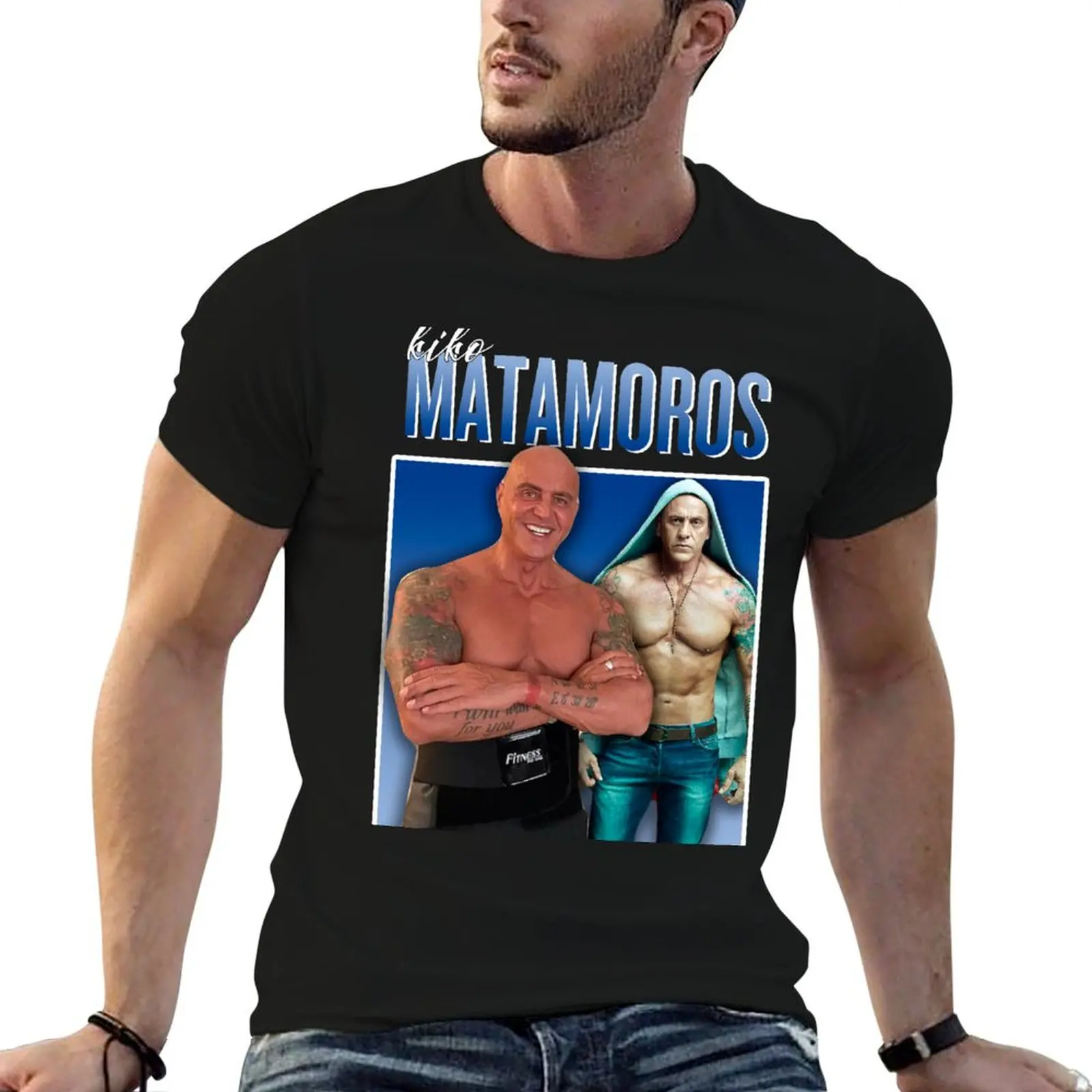 Camiseta KIKO MATAMOROS, camisetas divertidas, camiseta de algodón, camisetas divertidas de diseñador para hombre, camiseta para hombre