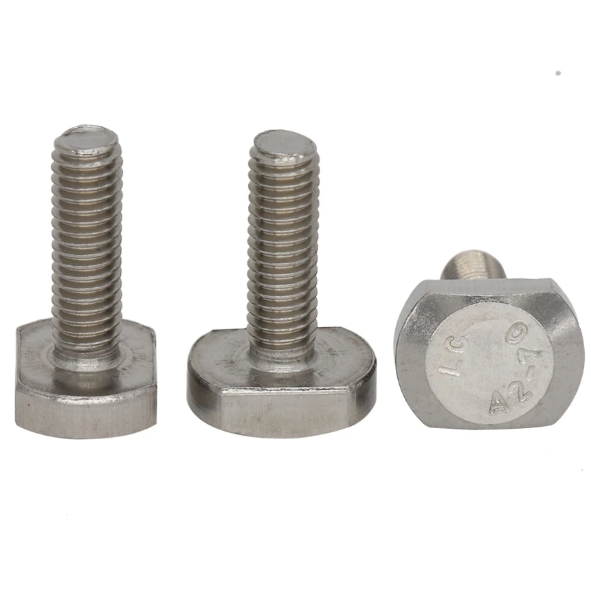 M6 M6*16/20/25/30/35/40 M6x16/20/25/30/35/40 304 Stainless Steel 304ss T Shape Square Hammer Head Screw T-head Bolt