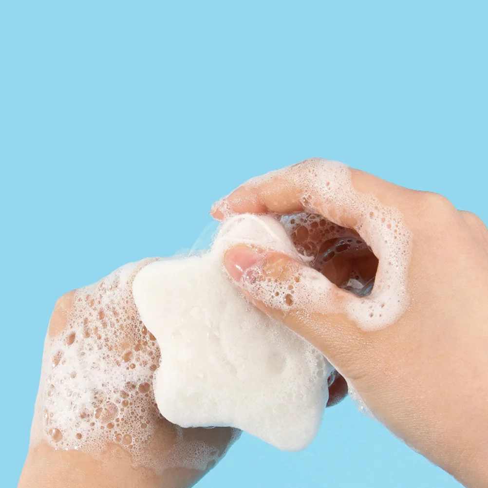 

3pcs Face Washing Sponges Portable Facial Cleaning Sponge Body Exfoliating Scrubbers Bath Sponge For Reusable Skin