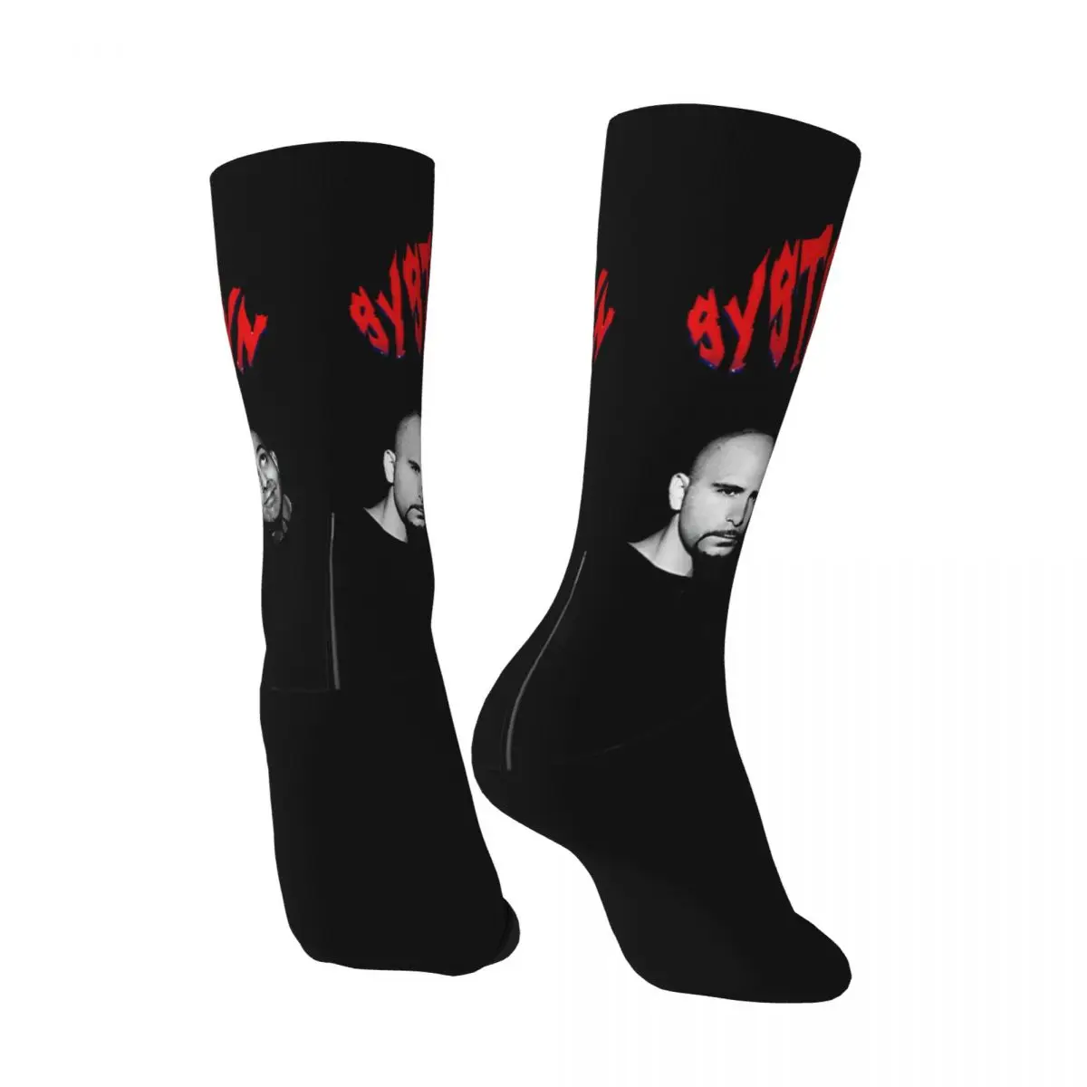 Hip Hop Vintage Attractive Crazy Men's compression Socks Unisex System Of A Down Street Style Pattern Printed Funny Novelty