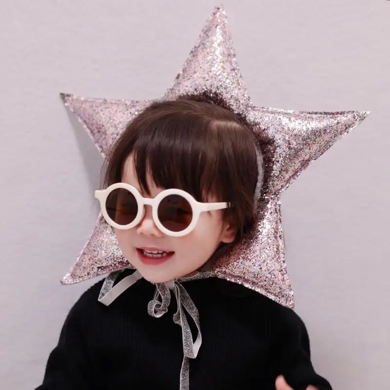 Kids Princesss Hat Hat Bands Hat Carnavals Party Festa artesanal Crown Festume Fotos Photo Props H7EF