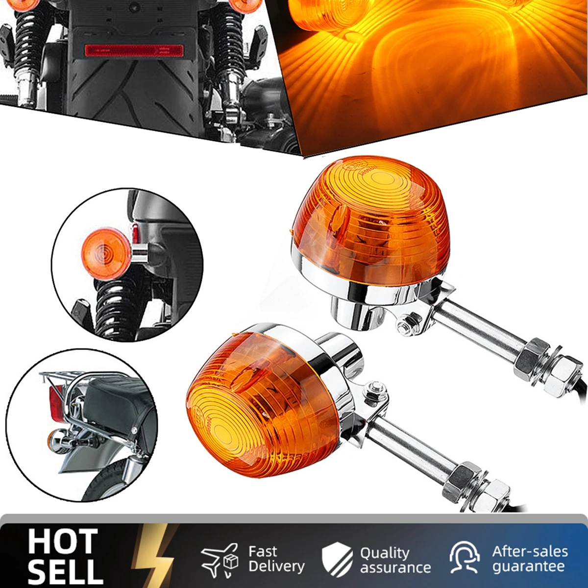 10mm Motorrad Blinker Licht blinker Blinker Bernstein lampe für Honda xl100 c70 ct70 ct90 cb350 cm400 cb450 cb750