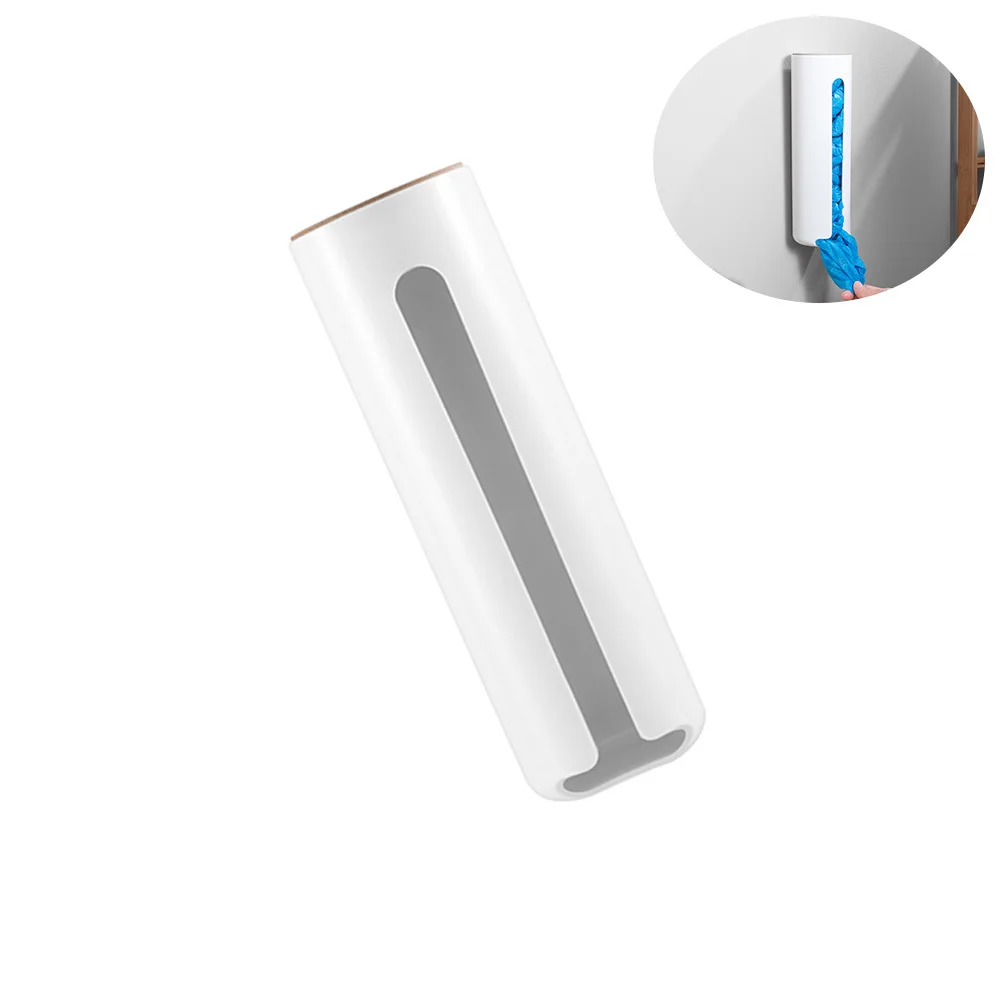 

Trash Bag Holder With Strong Suction Cup Large Capacity Plastic Bag Organizer For Bathroom Kitchen Office Use White