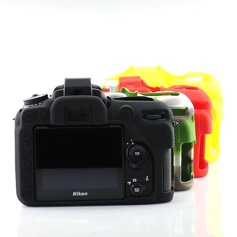 Silicon Sleeve Armor Skin Case Body Cover Protector for Nikon D7500 D 7500 DSLR Camera Rubber Shell Protective Video Bag 4colors