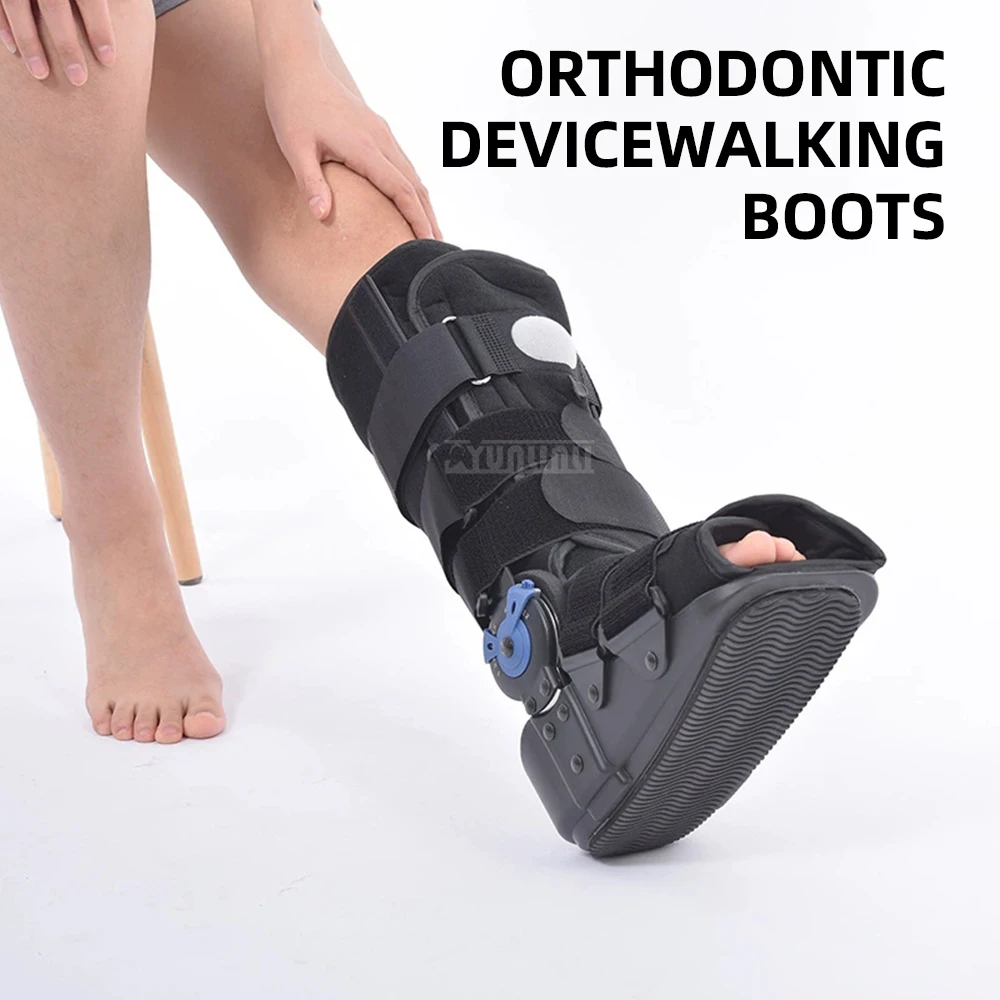 Protective Gear Ankle Fixator Walking Boots Foot Drop Corrector Ankle Joint Fixation Brace