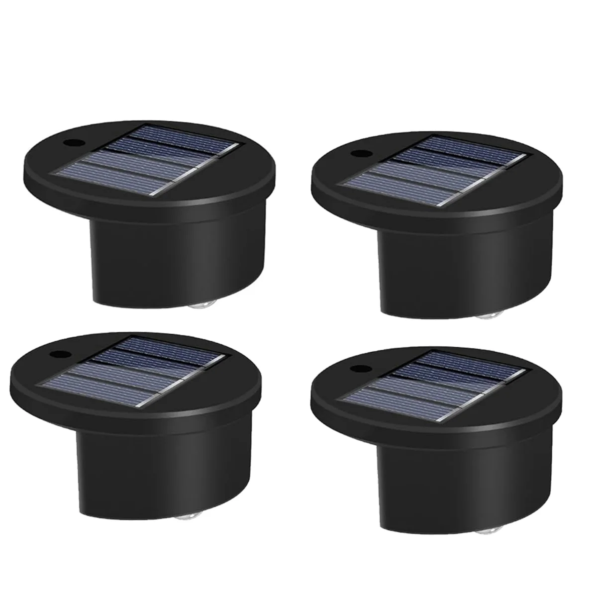 4pack Solar Powered Swimming Pool Edge Lights for Inground Pools, Above Ground Waterproof Wireless Pool Decorations